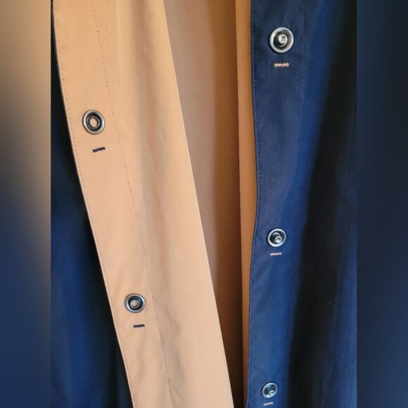J. Jill Navy Blue & Camel Reversible Lightweight Jacket - Picture 7 of 12